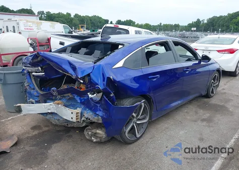 2022 Honda Accord Sport z USA, uszkodzony, nr VIN 1HGCV1F39NA005206